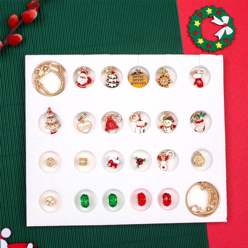 Rynx | 24 Days Countdown Calendar DIY Christmas Advent Calendar Bracelet Set
