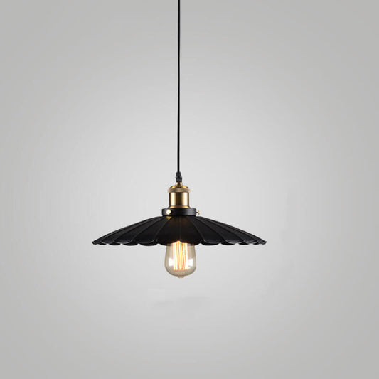 Rynx | Ironique Vintage Industrial Pendant Light | Iron Lampshade | 1-Light Design | Retro Lighting for Living Spaces