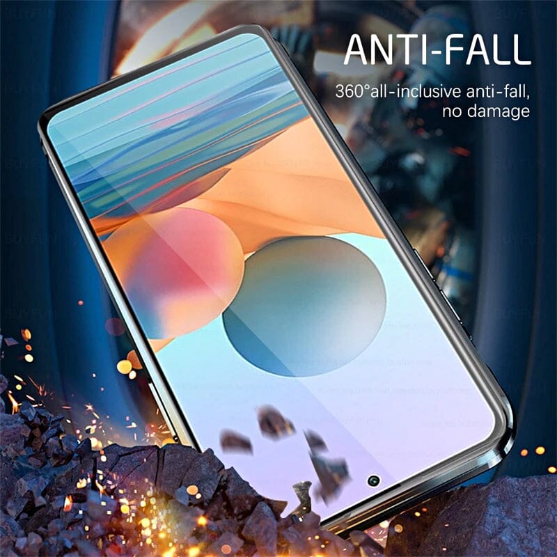 Rynx | Magnetic tempered glass double-sided phone case for Samsung