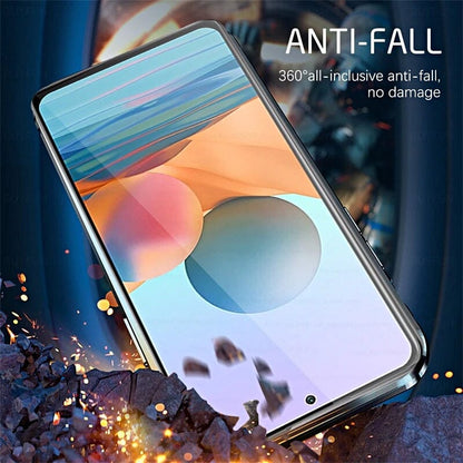 Rynx | Magnetic tempered glass double-sided phone case for Samsung