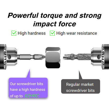 Rynx | D1 Anti-Slip and Shockproof Bits with Phillips Screwdriver Bits