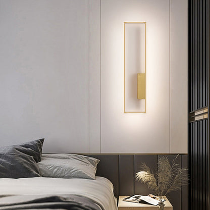 Rynx | Lineva LED Wall Light | Minimalist Rectangle Design | Silicone & Iron | Living Room Lighting