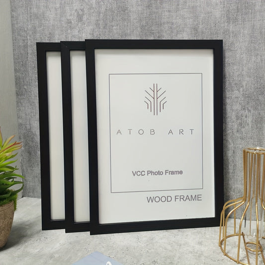 RYNX | Memories - Set of 3 Wooden Photo Frames Black