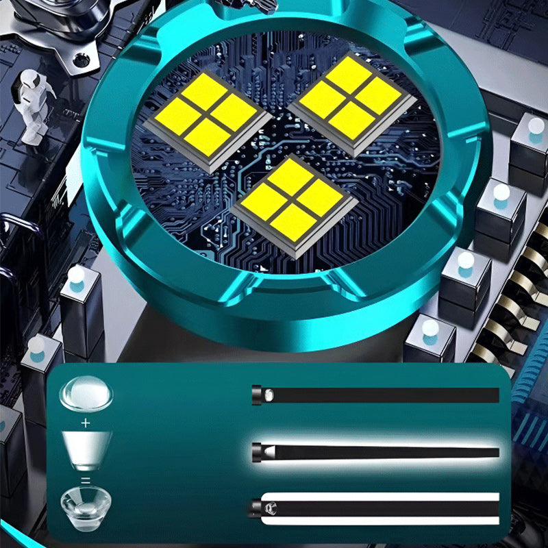 Rynx | Mini flashlight with three-eyed monster