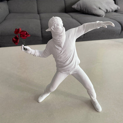 Rynx | Banksy Flower Rioter Ornament