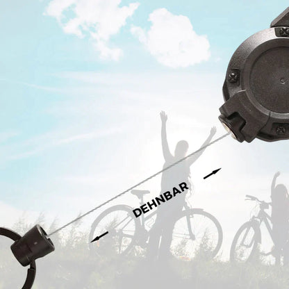 Rynx | Automatically retractable keychain made of wire rope for outdoor use