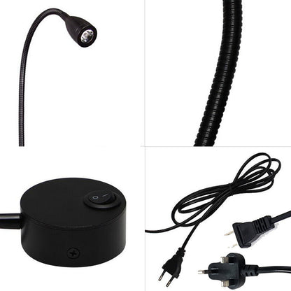 Rynx | Flexora Modern LED Reading Lamp | Rotatable Wall Spotlight | Flexible Arm | Perfect for Bedrooms & Offices