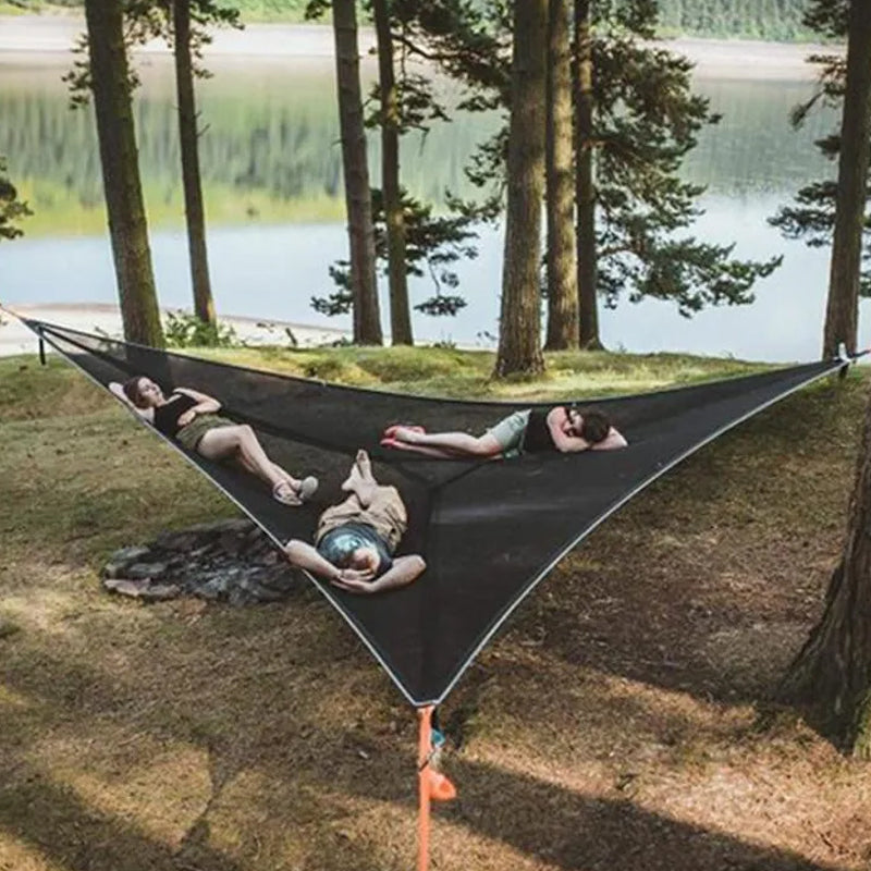 RYNX | Multi-Person Hammock Black 280*280*280cm