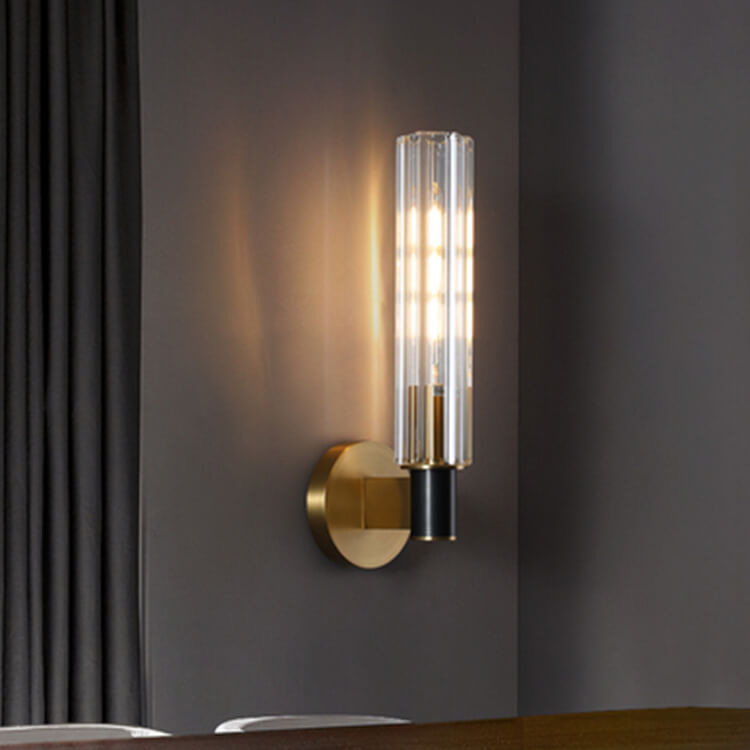 Rynx | Gloriana Crystal Wall Sconce | Modern Brass | 1/2 Lights | Elegant Lighting