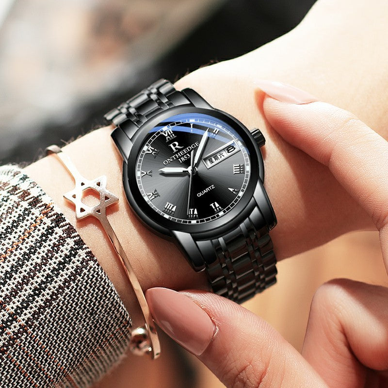Rynx | Men's Three Hand Business Steel Watch Quartz Watch
