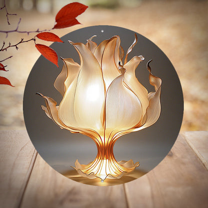 Rynx | LotusLamp - Aluminum Flower Table Lamp with LED Light
