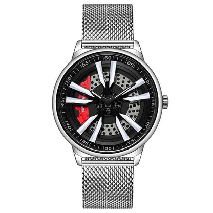 Rynx | Men's Creative Cool Dial Rotating Wheel Quartz Watch