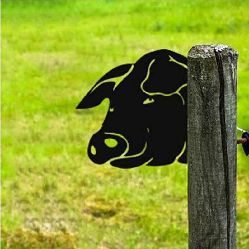 Rynx | Outdoor Garden Farm Spy Goat Metal Artwork Indoor Decor