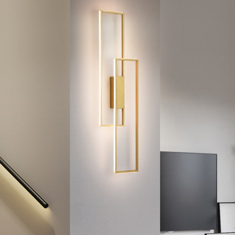 Rynx | Lineva LED Wall Light | Minimalist Rectangle Design | Silicone & Iron | Living Room Lighting