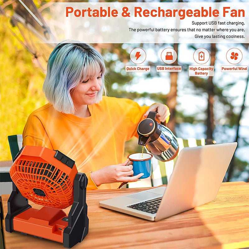 Rynx | Camping LED Fan with Light
