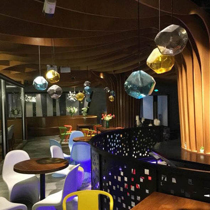 Rynx | Glasvara Pendant Light | Modern Glass Design | Irregular Shape | Living Room Light
