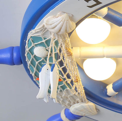 Rynx | NautiGlow Children's Room LED Ceiling Lamp | Sailboat Design | Cartoon Style | Ambient Lighting