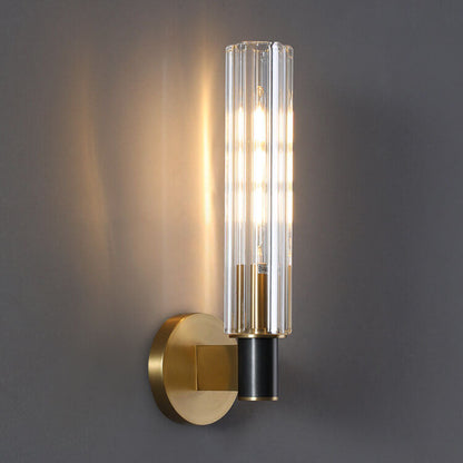 Rynx | Gloriana Crystal Wall Sconce | Modern Brass | 1/2 Lights | Elegant Lighting