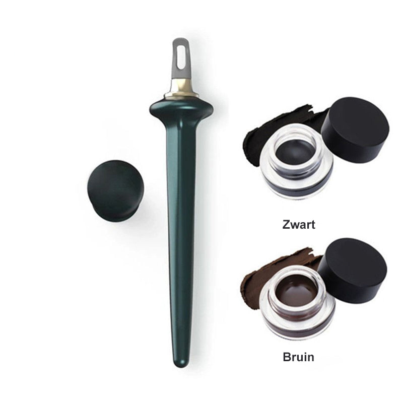 Rynx | Eyeliner Pen That Doesn't Smudge (With Eyeliner Cream) pen+ black&brown eyeliners
