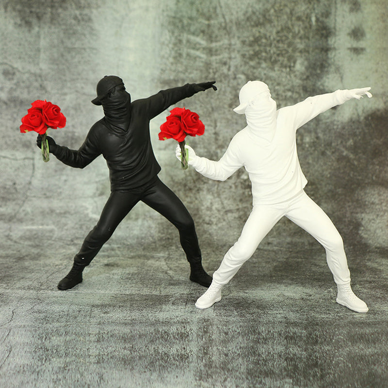 Rynx | Banksy Flower Rioter Ornament