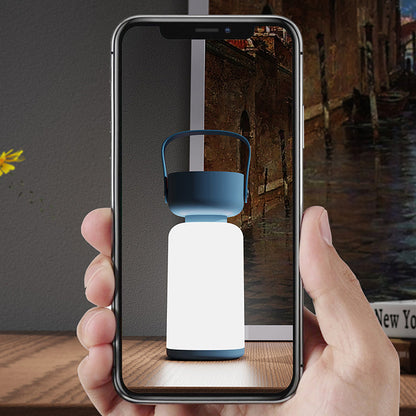 Rynx | Modern simplicity waterproof portable plastic ABS cylinder LED table lamp outdoor light for outdoor patio