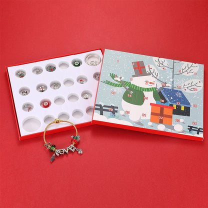 Rynx | 24 Days Countdown Calendar DIY Christmas Advent Calendar Bracelet Set