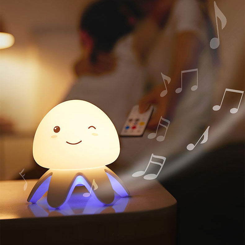 Rynx | JellyGlow LED Night Light | Creative Design | Silicone & Music | USB Rechargeable
