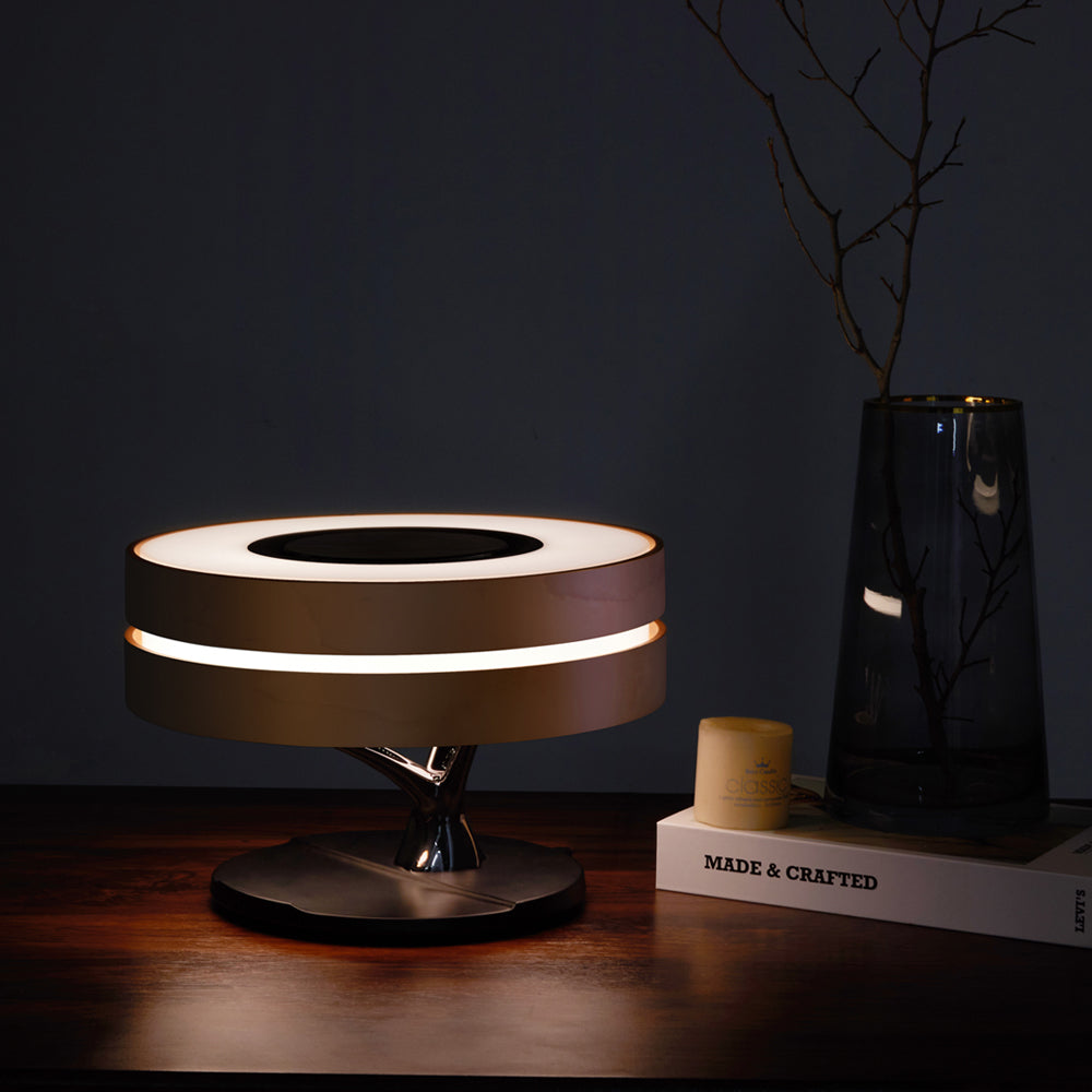 Rynx | The Modern Series Table Lamp with Speaker and Wireless Charger