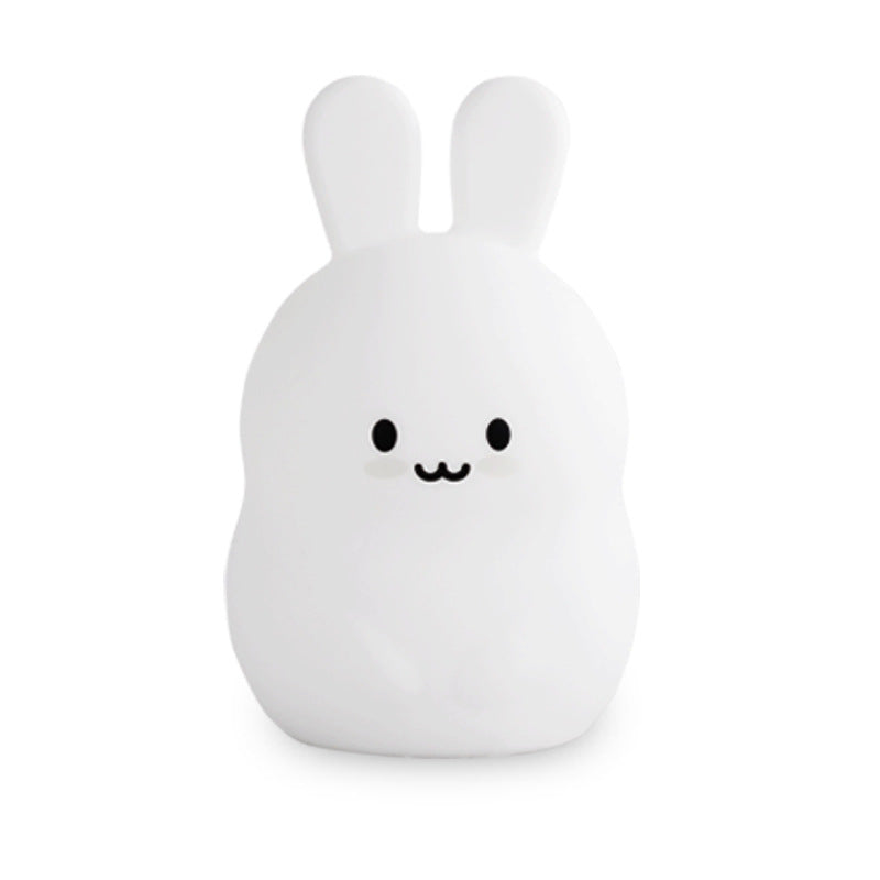 Rynx | Modern Creative Sweet Rabbit Pat Silicone USB LED Night Light Table Lamp