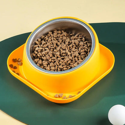 Rynx | 15-Degree Anti-Spill Pet Food Bowl