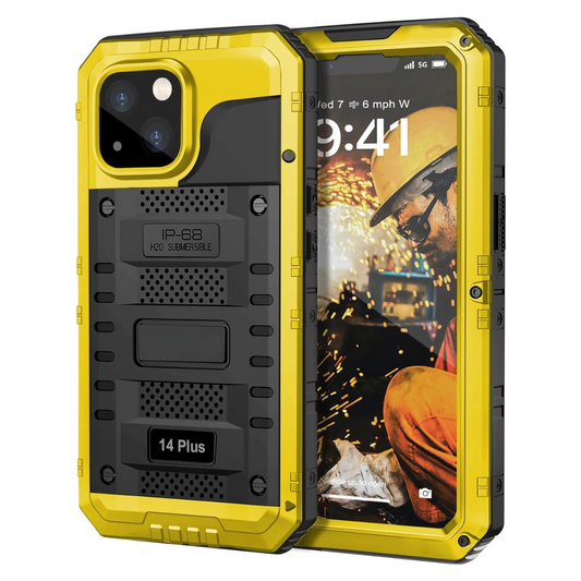 RYNX | Waterproof Rugged Metal Armor Case Shockproof Cover Screen Protector For Iphone 15 14 13 12 11 Pro Max Xs Xr Plus Se