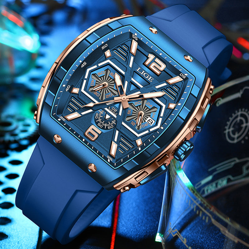 Rynx | Luxurious Square Waterproof Chronograph Watch