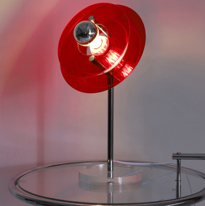 Rynx | AstroVibe Modern Acrylic Table Lamp | Space-Saucer Design | Unique | Mood Light | Home Decor