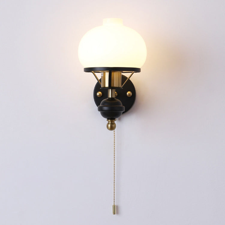 Rynx | GeoLuxe French Geometric Wall Lamp | Iron & Glass | 1-Light Design for Living Room