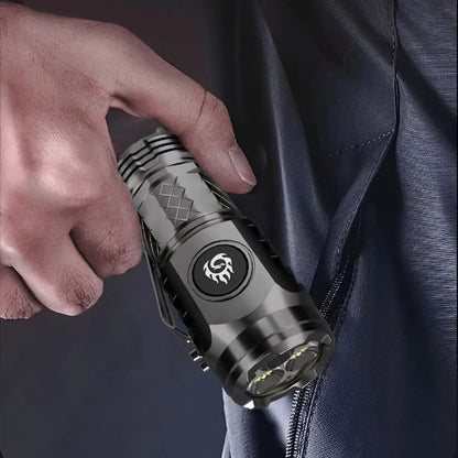 Rynx | Mini flashlight with three-eyed monster