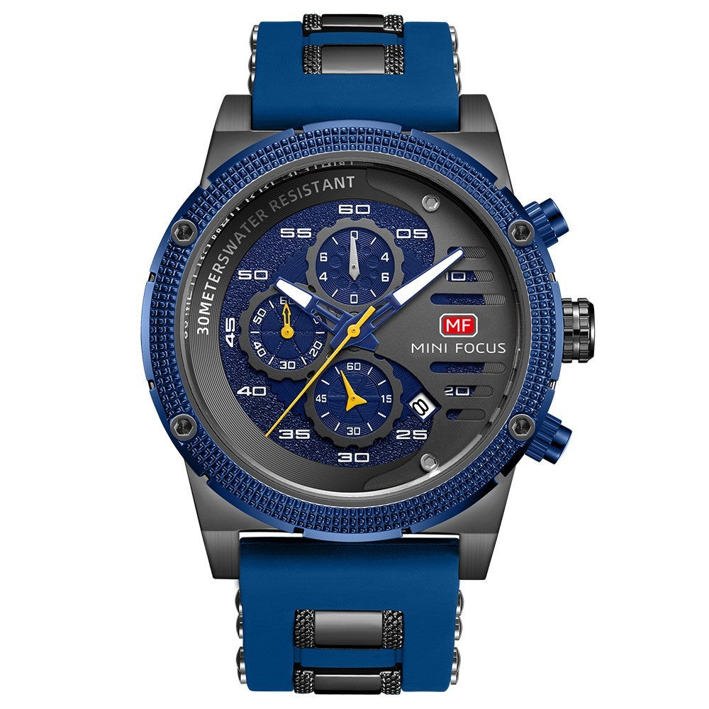 Rynx | Men's Multifunctional Waterproof Quartz Watch Luminous Sports Watch