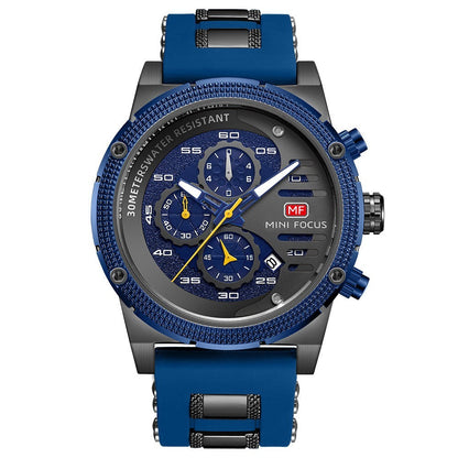 Rynx | Men's Multifunctional Waterproof Quartz Watch Luminous Sports Watch