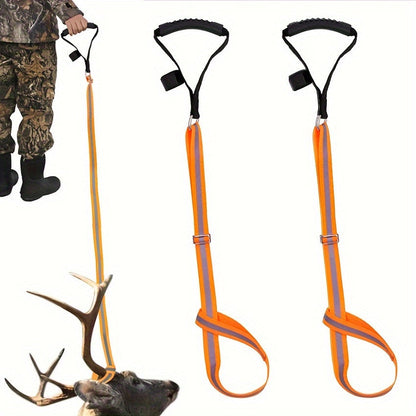 Rynx | Heavy-Duty Deer Drag Rope - Non-Slip Adjustable PA Nylon Strap for Easy Animal Handling, Durable Binding Rope for Hunters