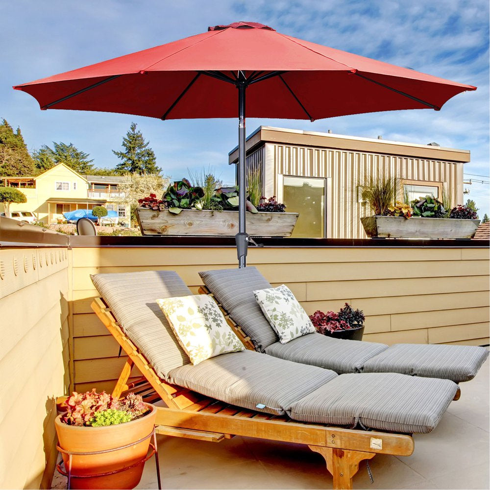 Rynx | 7.5FT Patio Umbrella with Push Button Tilt and Crank