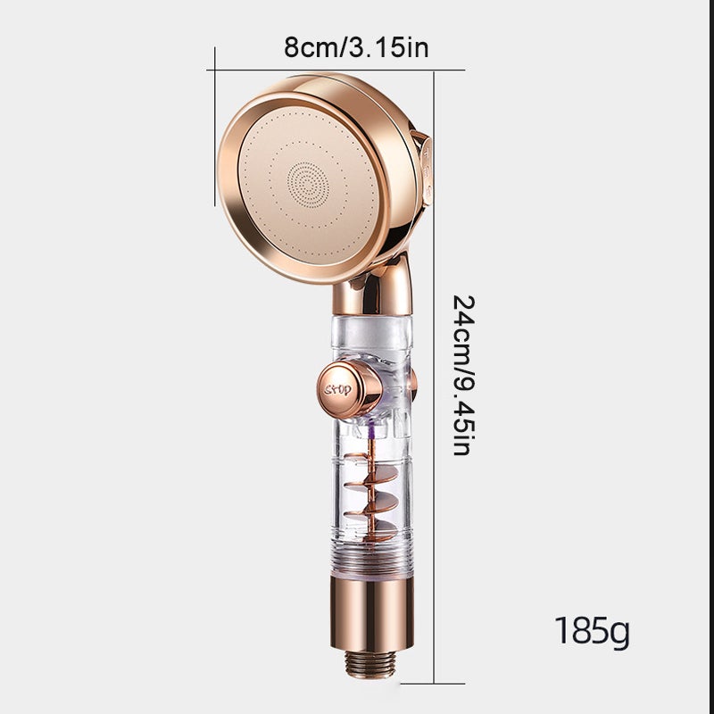 Rynx | 3 Mode Adjustable Turbo Showerhead