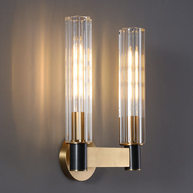 Rynx | Gloriana Crystal Wall Sconce | Modern Brass | 1/2 Lights | Elegant Lighting