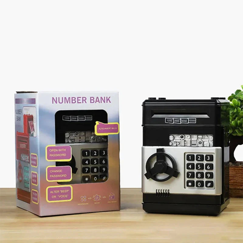Rynx | Children's piggy bank with combination lock