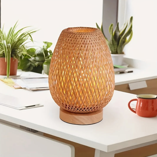 Rynx | BamboLys - Handcrafted LED Table Lamp with USB Connection