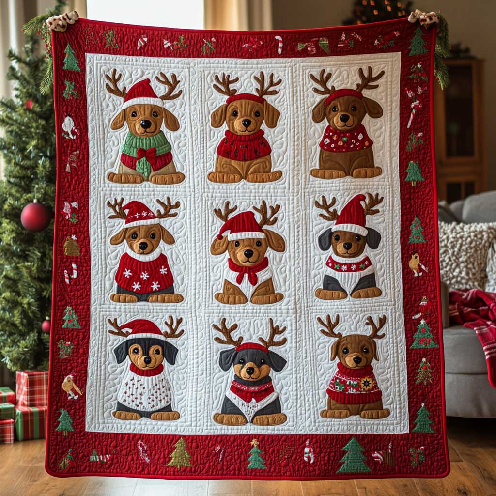 Rynx | Dachshund Reindeer Costume Blanket