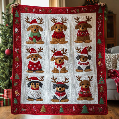 Rynx | Dachshund Reindeer Costume Blanket