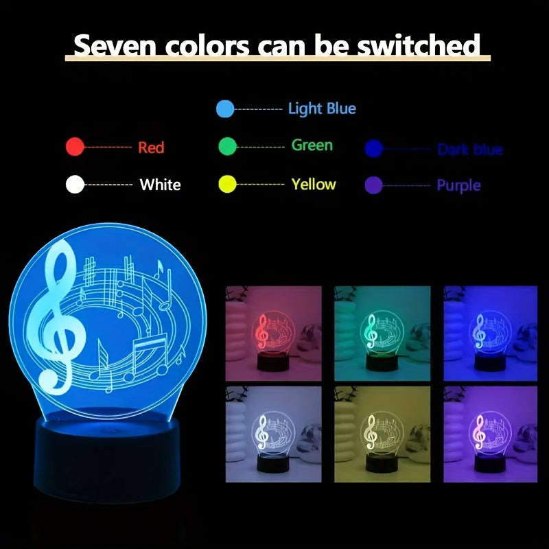 Rynx | MusikLys - Modern Acrylic Table Lamp with Touch Control and USB Connection