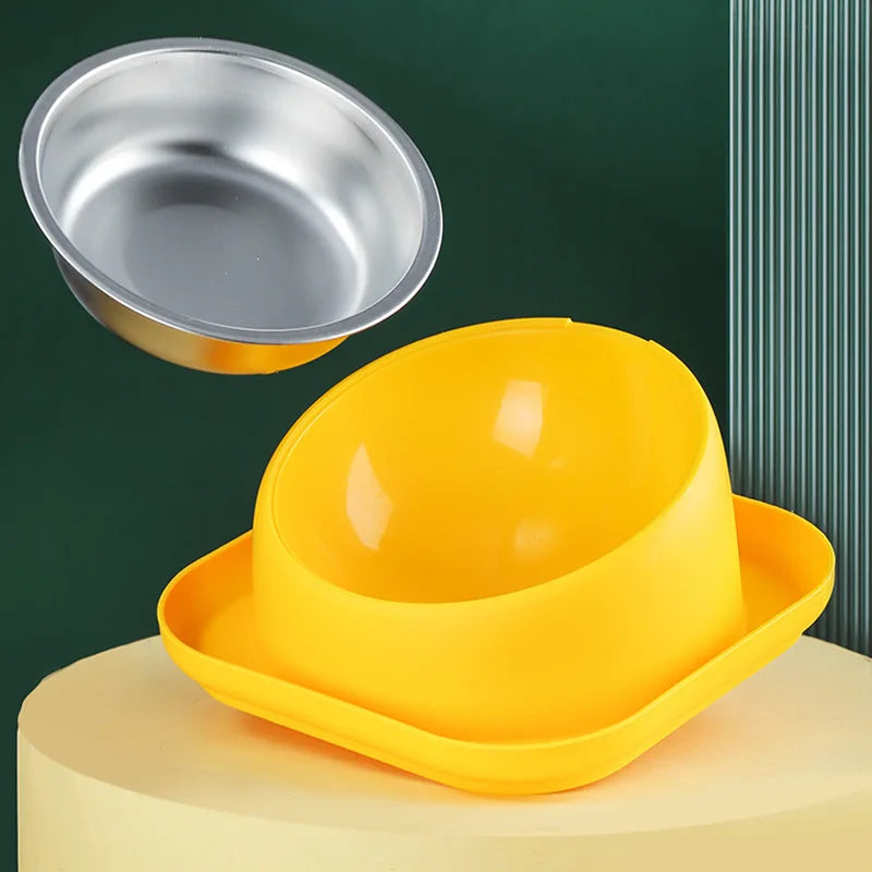 Rynx | 15-Degree Anti-Spill Pet Food Bowl