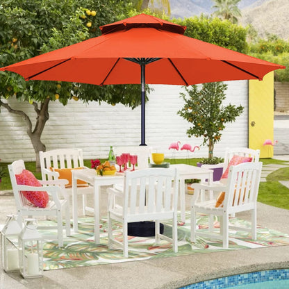 Rynx | 7.5FT Patio Umbrella with Push Button Tilt and Crank