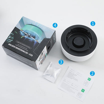 Rynx | Anion Cleaning Ashtray: Portable Smoke Removal