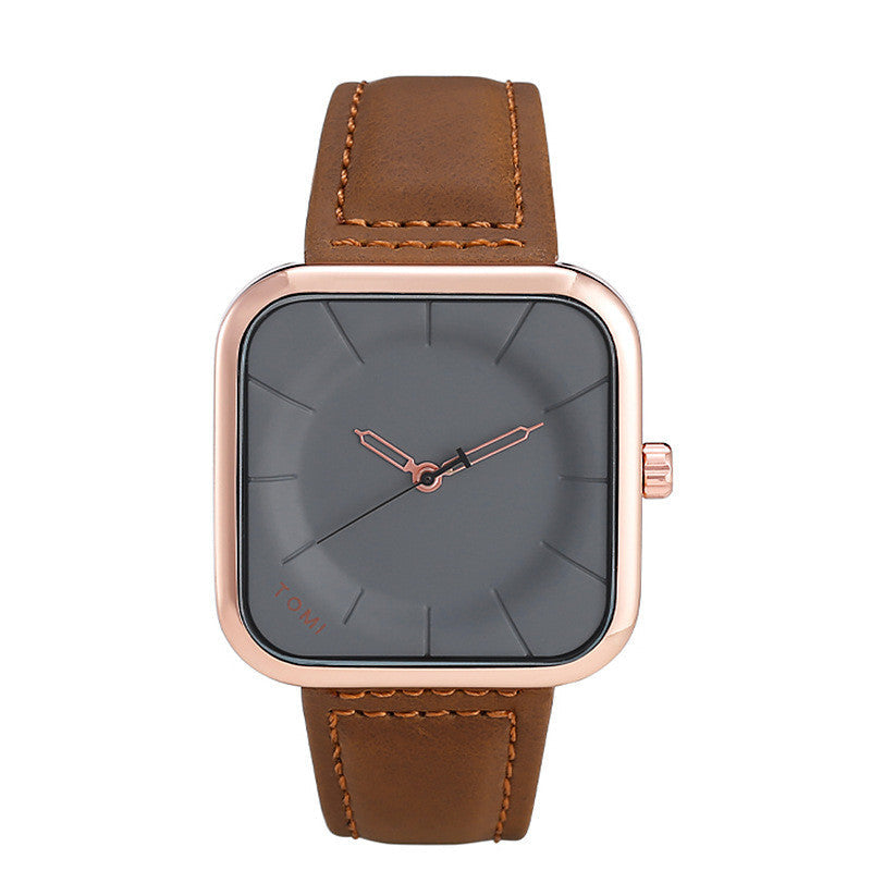 Rynx | TNordic Minimalist Design Square Watch For Male And Female Students